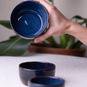 tigela p azul lótus