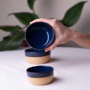 tigela p azul lótus