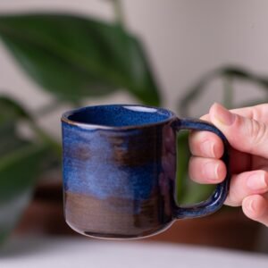xícara p azul lótus